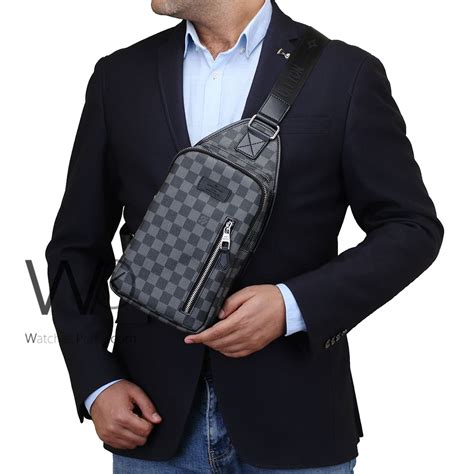 louis vuitton mens black bag|louis vuitton shoulder bag men's.